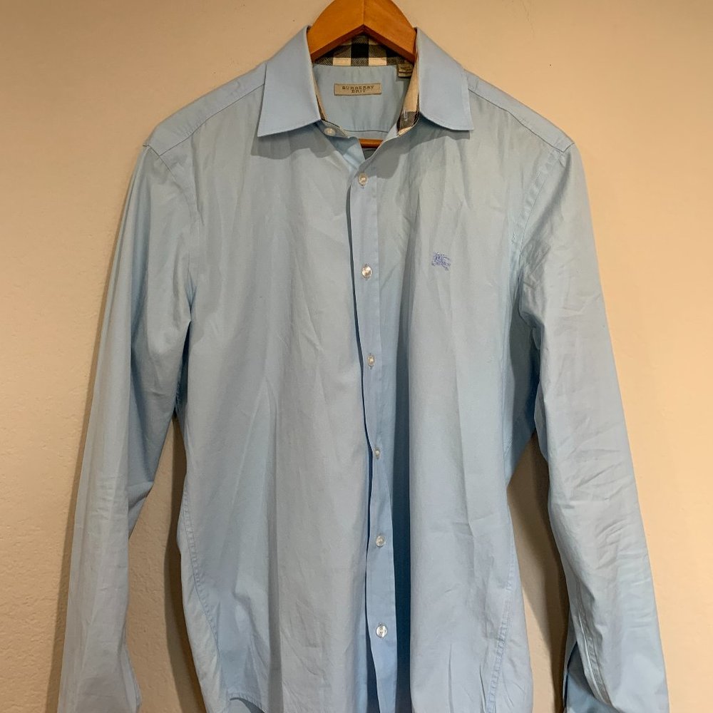 Burberry Medium Blue Dress Shirt